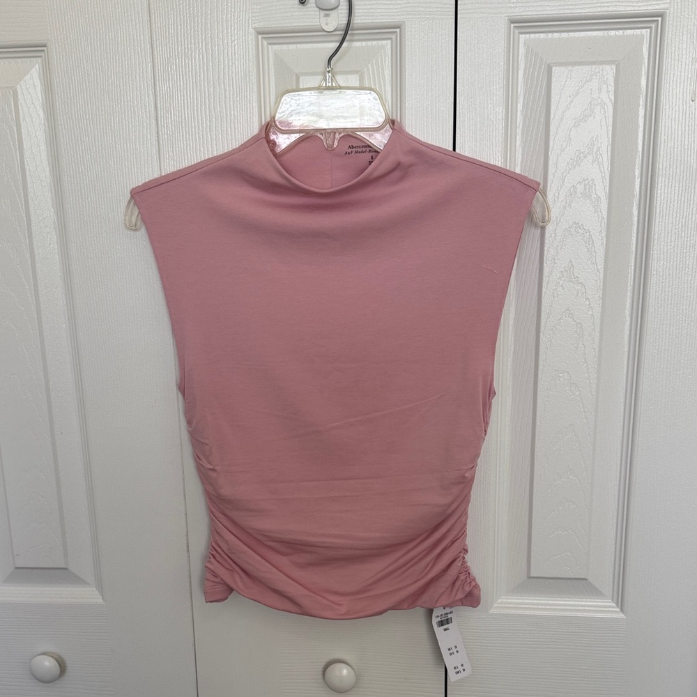 Abercrombie & Fitch Pink Sleeveless Top